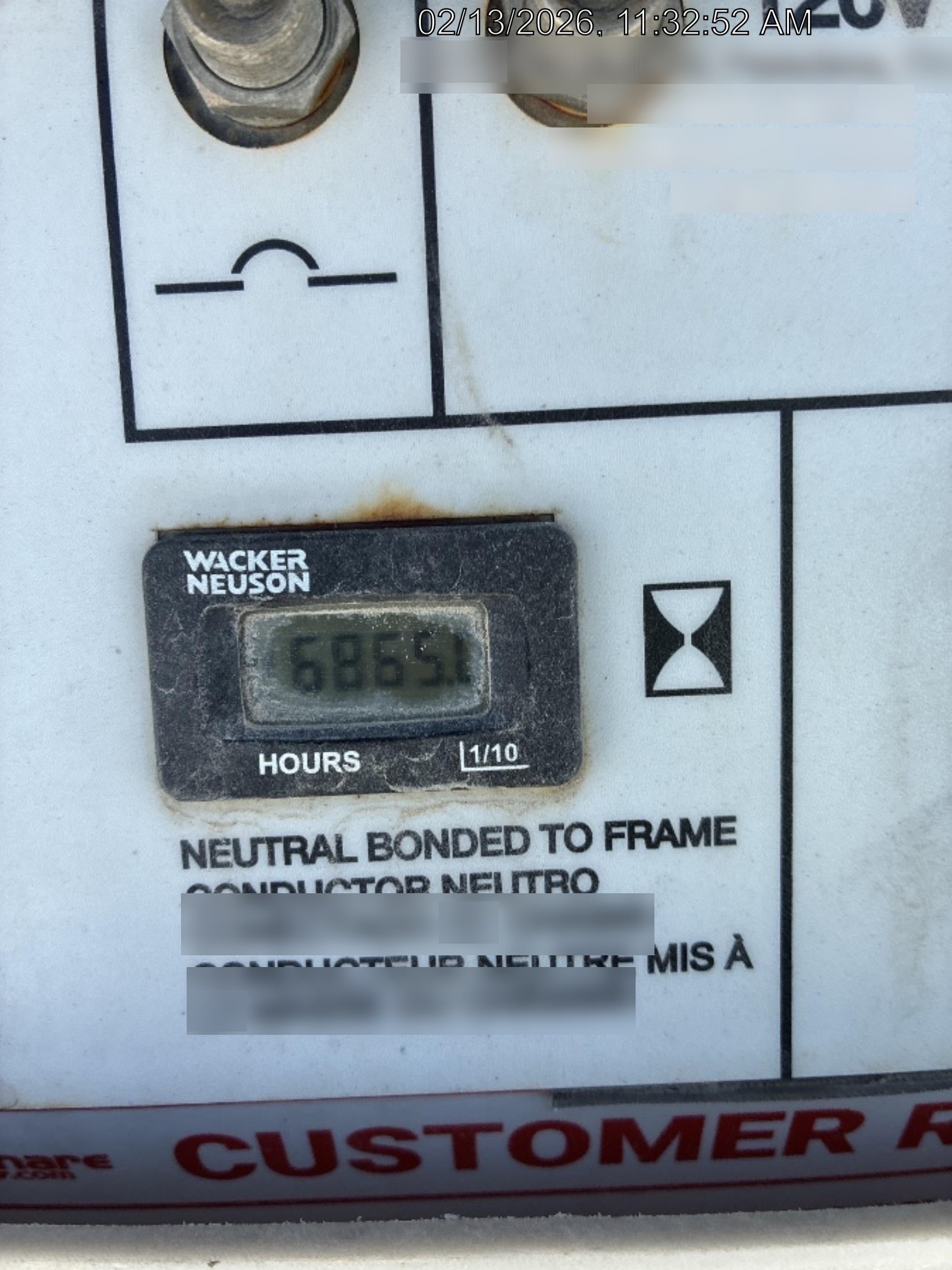 2018 Wacker Neuson LTV6L-MH Wacker Neuson LTV6L Mobile Light Tower w/Fuel Level Sensor Installed