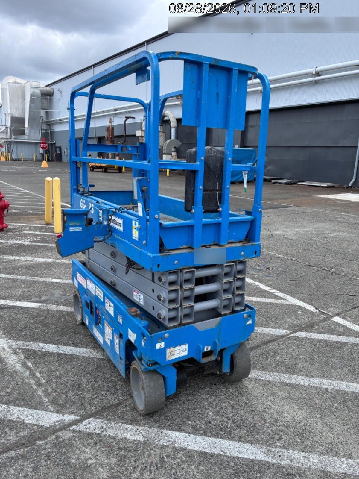 2020 Genie GS-1930 Solid Non Marking Tires, Beacon, Folding rails with half height swing gate, Telematics