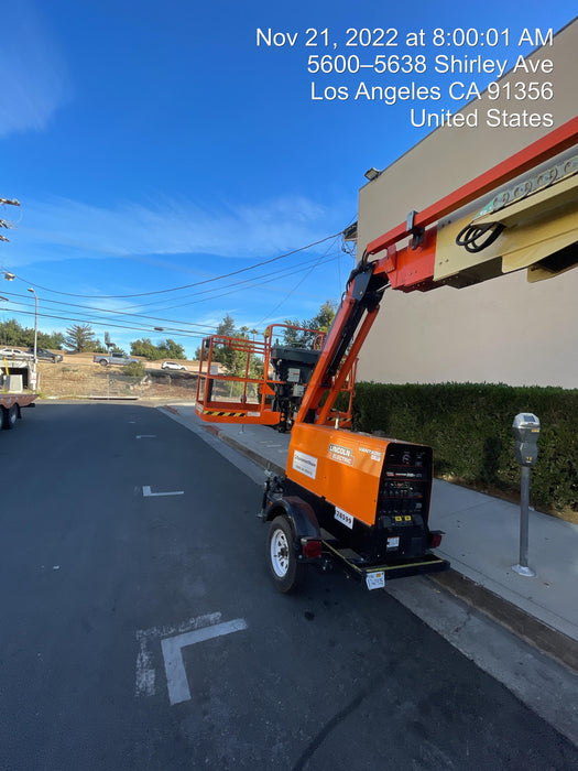 2021 Lincoln Electric Vantage 322 Vantage 322 Ready Pak 3 w/ Decals, ORANGE (includes trailer, cable rack, fender light kit) NO Telematics