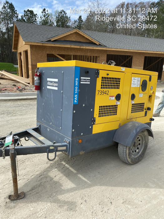 2020 ATLAS COPCO PAS 100 HF CS Enclosed