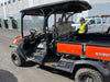 Kubota RTV-X1140W-H 4WD utility cart -LED strobe -Windshield tempered glass -Plastic canopy -Wire harness kit -Backup alarm