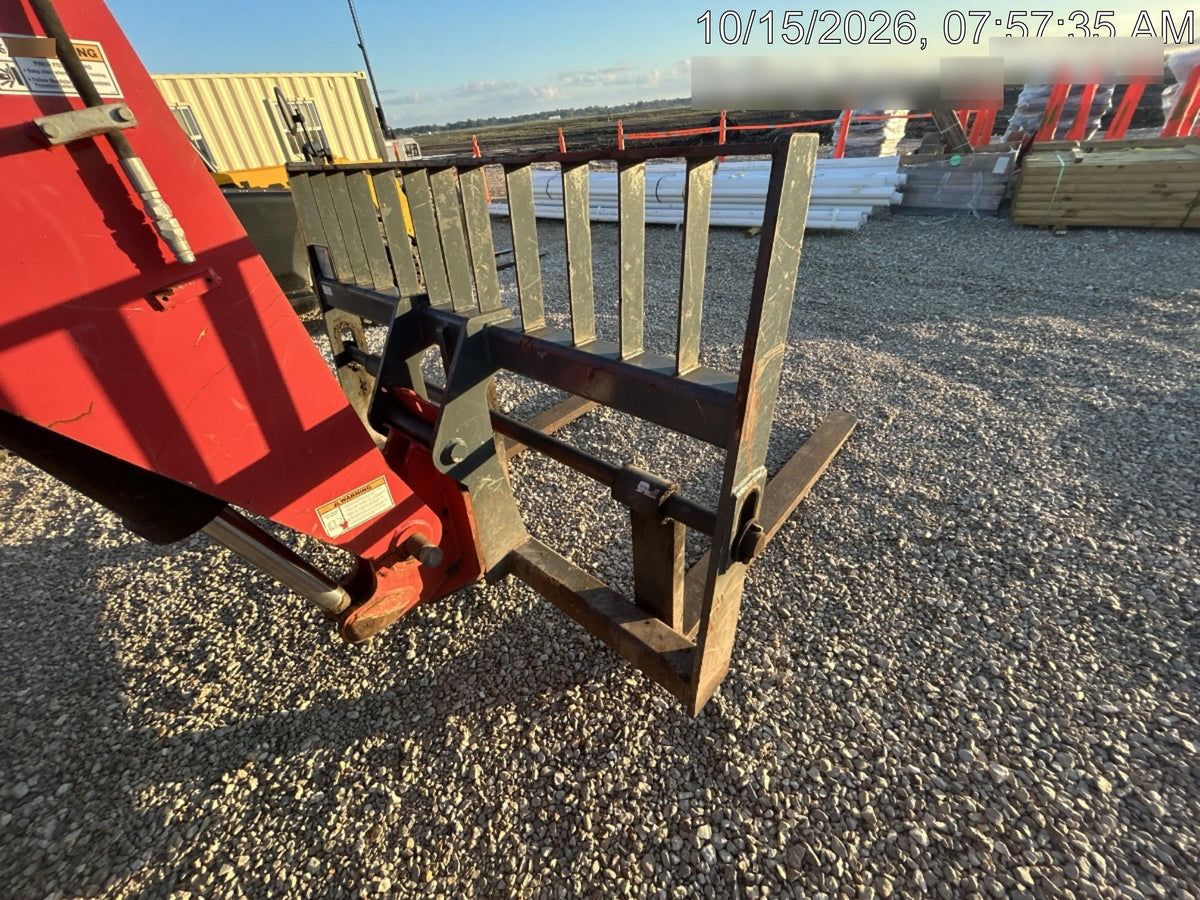 2018 Manitou MTA10055 Manitou MTA 10055 w/Cab/Heat/AC, Work Lights/Strobe, Aux Hyd, Solid Tires, Lift Hook, 66" Carriage, 60" Forks