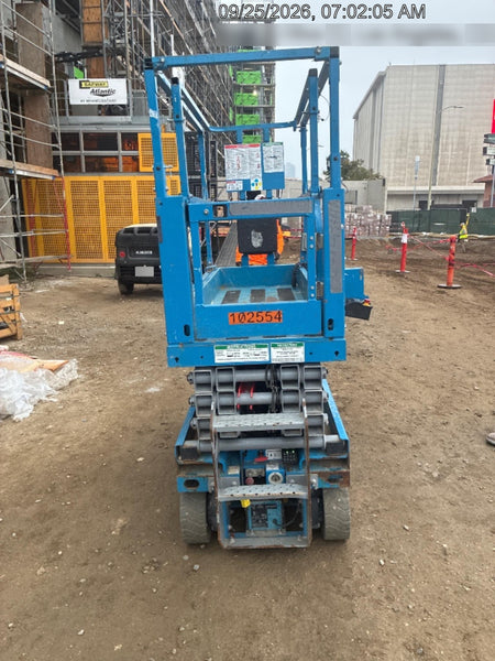 2020 Genie GS-1930 Solid Non Marking Tires, Beacon, Folding rails with half height swing gate, 800W Inverter