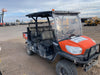 2021 Kubota RTV-X1140W-H Plastic Canopy, Windshield Acrylic Clear, LED Strobe Light, Wire Harness Kit, Back up Alarm