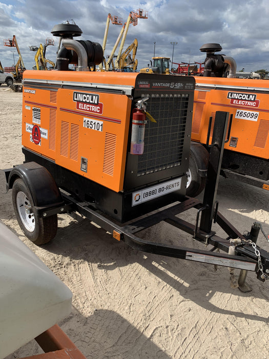 2021 Lincoln Electric Vantage 549X Ready Pak 3, ORANGE (includes trailer, cable rack, fender light kit)