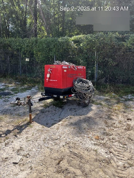 2024 Shindaiwa DGW400MDL Kubota D902 Engine, 23 HP, Dual Op Welder, Wire, Arc, Droop Stick, Tig, and CC Stick Functionality, Simulphase, 3 Phase and 1 Phase Gen Output, Single Axle NB Trlr, Slr Trckl Chrg 12V 12W, Fire Ext