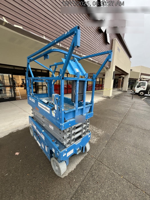 2020 Genie GS-1930 Solid Non Marking Tires, Beacon, Folding rails with half height swing gate, 800W Inverter