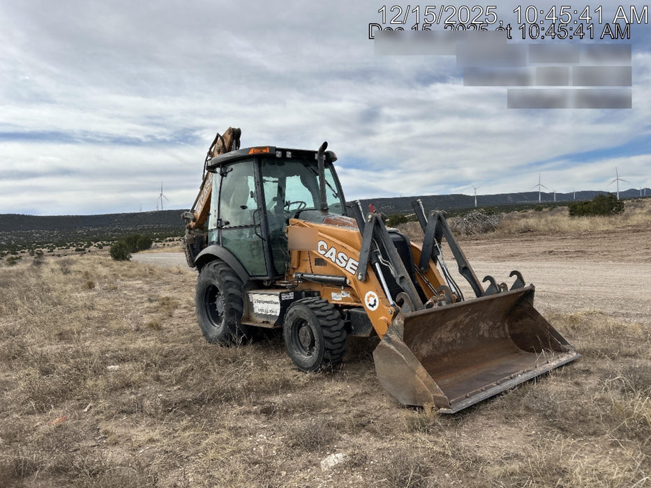 2019 Case 580N EP 74hp Backhoe, Cab/Heat/AC, 4WD, 1 way Aux Hydraulics, ISO Controls