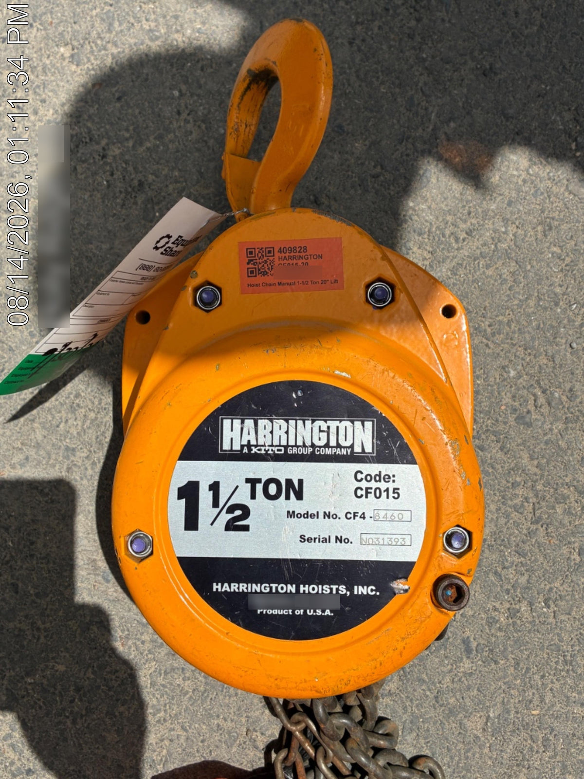 2024 HARRINGTON CF015-20