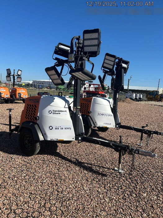 2024 Generac MLT2 Diesel, Flex Switch 120V Input, Powerzone Controller, 
(4) 320W LED Lights, 4kW Generator, 39.9 Gal Fuel Tank, 2" Ball, T3