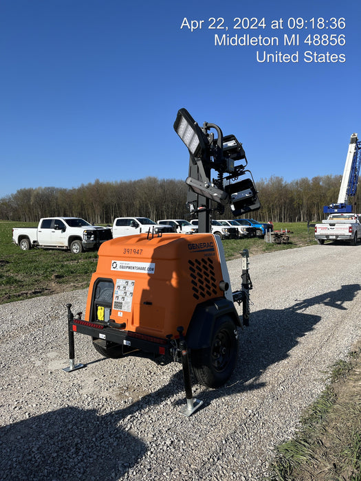 2024 Generac MLT2 Diesel, Flex Switch 120V Input, Powerzone Controller, 
(4) 320W LED Lights, 4kW Generator, 39.9 Gal Fuel Tank, 2" Ball, T3