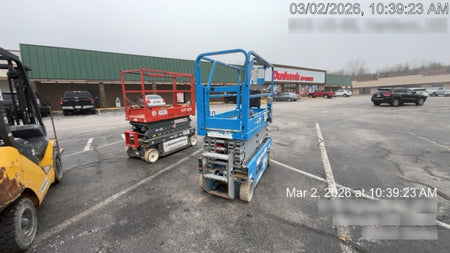2020 Genie GS-1930 Solid Non Marking Tires, Beacon, Folding rails with half height swing gate