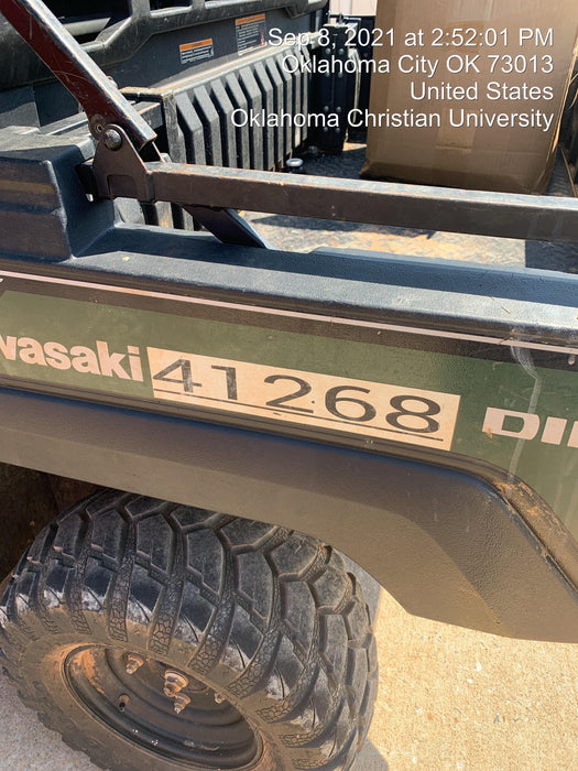 2019 Kawasaki Mule PRO-DXT Standard Options, Backup Alarm, Beacon, Plastic Hard Top, Poly Windshield, Horn Kit