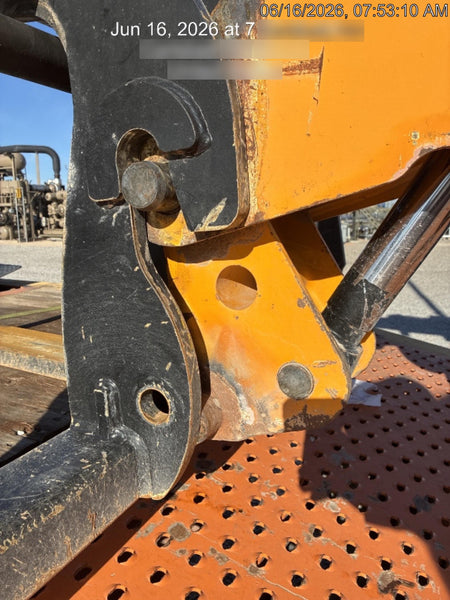 2019 JCB 510-56 Open ROPS, 74 HP, Solid Tires, Worklights, Beacon, Aux Hydraulics, Lifting Eye w/60" Carriage/60" Forks