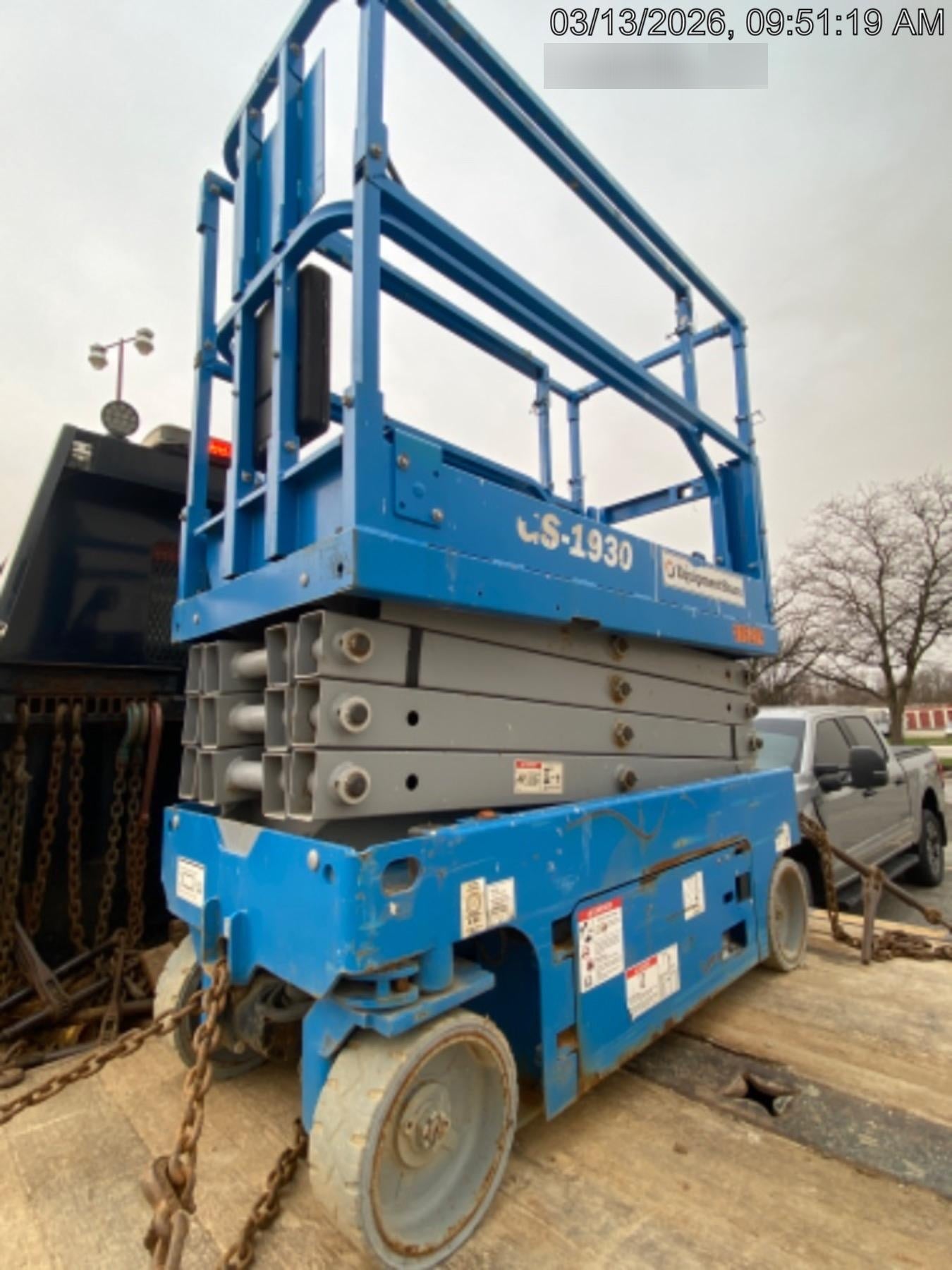2020 Genie GS-1930 Solid Non Marking Tires, Beacon, Folding rails with half height swing gate