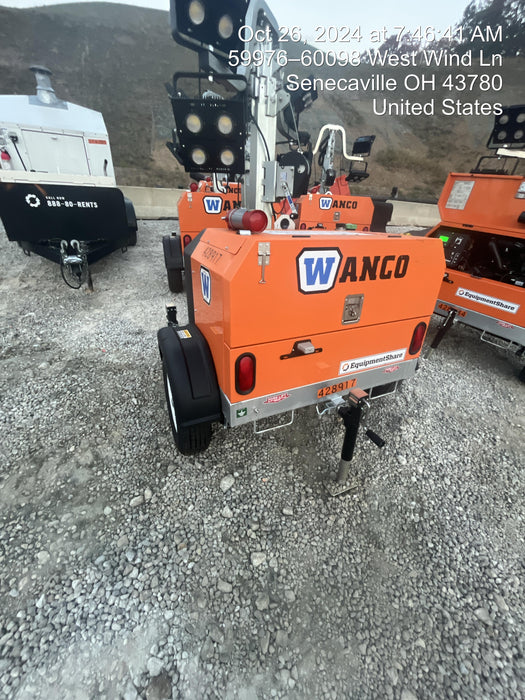 2024 Wanco WLTT-4MM4K Diesel, Deep Sea Controller, Shore Power Plug, Auto Start, (4) 350W LED Floodlights, 4kW Generator, 60 Gal Fuel Tank, 2" Ball, T3