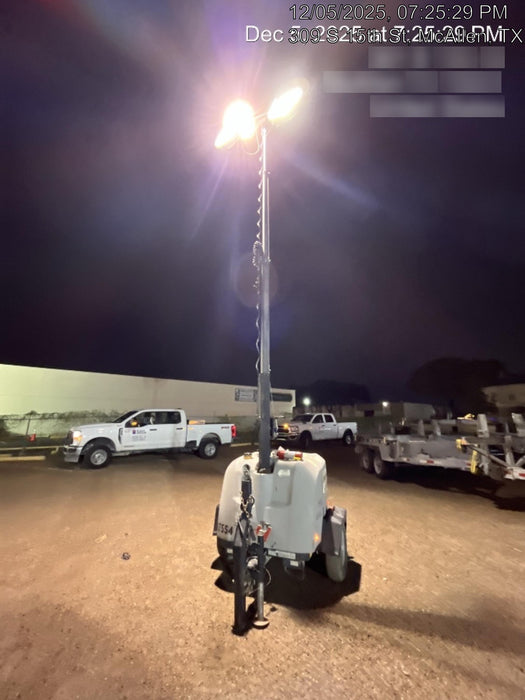 2018 Wacker Neuson LTV6K-MH Wacker Neuson LTV6K Mobile Light Tower w/Fuel Level Sensor Installed, Trailer VIN 5XFLV0416JM004545