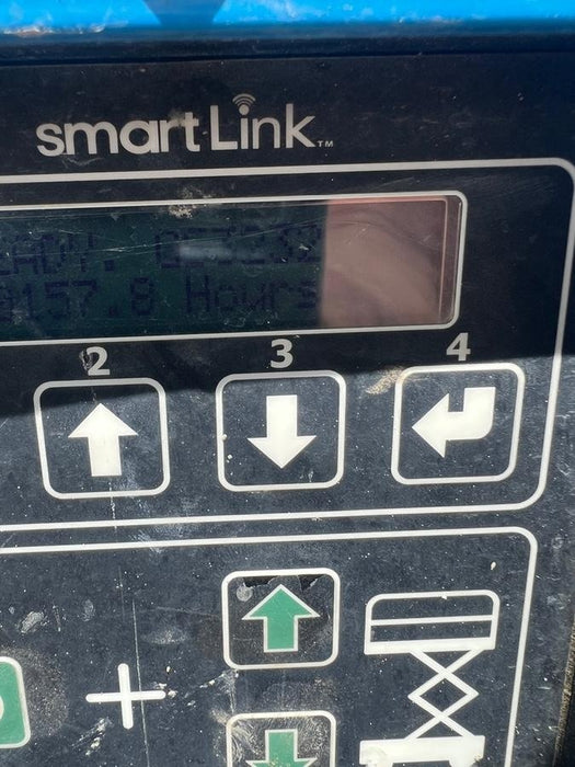 2019 Genie GS-3232 Folding rails with half height swing gate, 800 Amp Inverter