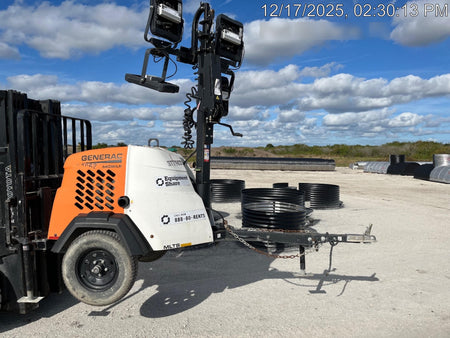 2023 Generac MLT2 Diesel, Flex Switch 120V Input, Powerzone Controller, 
(4) 320W LED Lights, 4kW Generator, 39.9 Gal Fuel Tank, 2" Ball, T3