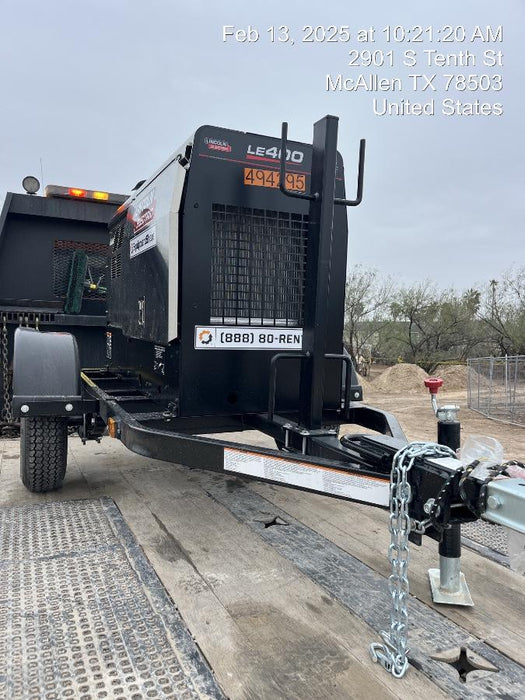 2025 Lincoln Electric LE400 Diesel, Kubota V1505, 22 HP, Trlr, Cable Rack, Light Kit, ES Decals, T3