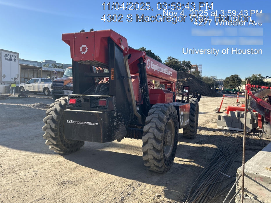 2019 Manitou MTA10055 Canopy, 120 HP, Solid Tires, Work Lights, Lift Hook, Auxiliary Hydraulics, 66" Carriage and 60" Forks