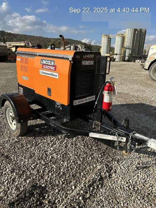 2022 Lincoln Electric LE400 Kubota V1505, Trlr, Cable Rack, Light Kit, ES Decals, T3