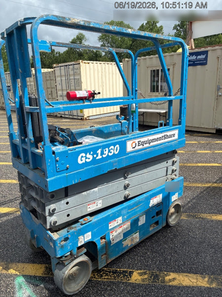 2019 Genie GS-1930 Fixed rails with chain Entry