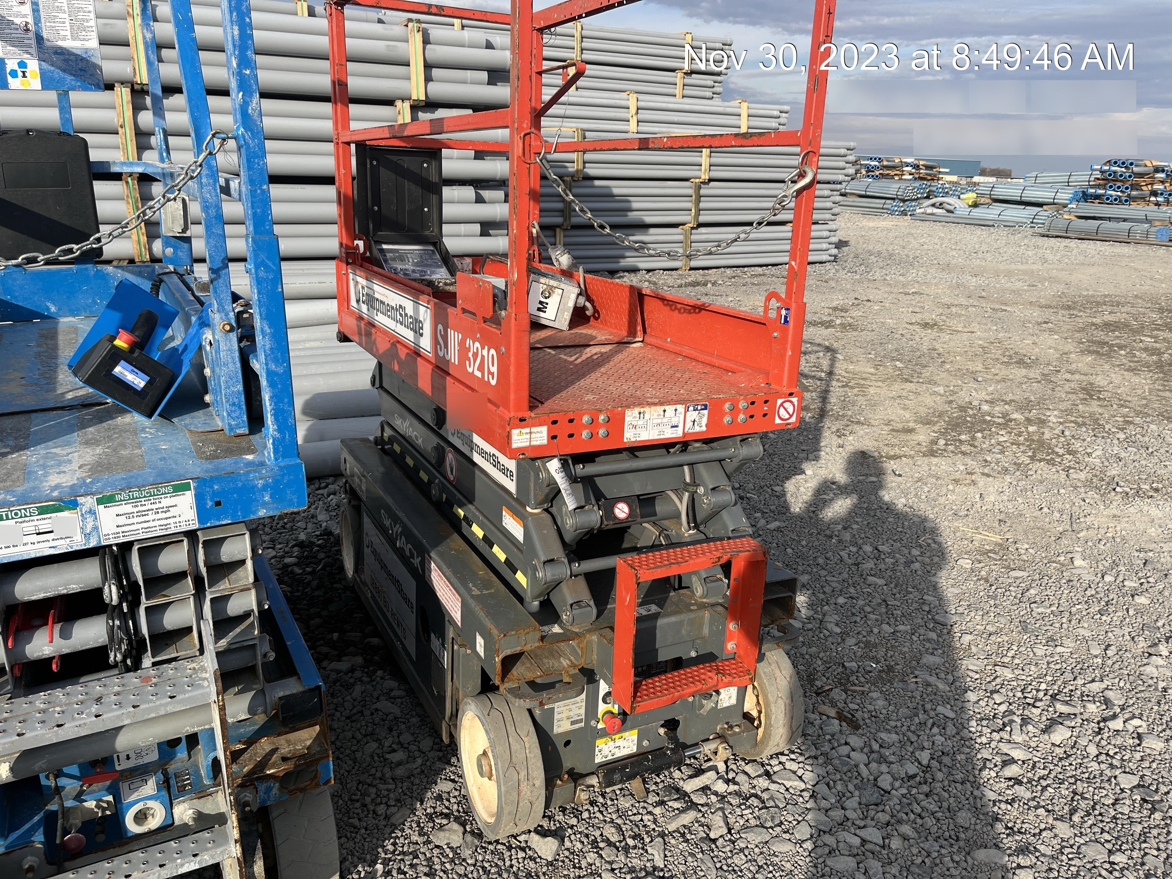2019 Skyjack SJIII-3219 Standard Options, Trojan Batteries