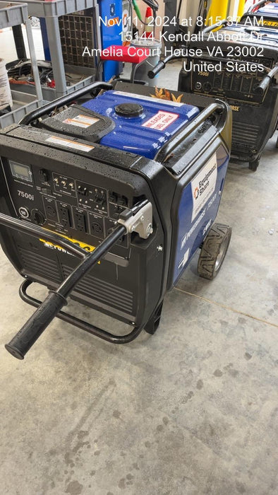 2024 Powerhouse POWERHOUSE7500I Powerhorse Inverter Generator, 7,500 Surge Watts, 6,500 Rated Watts, Electric Start, Gasoline, 6.6 Gal Capacity, Part # 74006