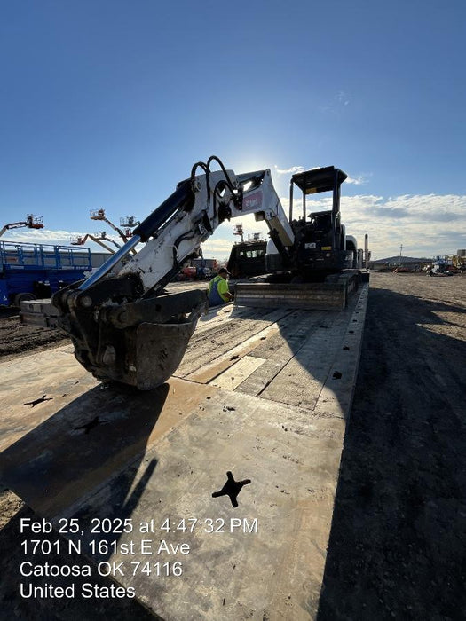 2022 Bobcat E50 Canopy, Rubber Tracks, Manual QC, Hydraulic Thumb