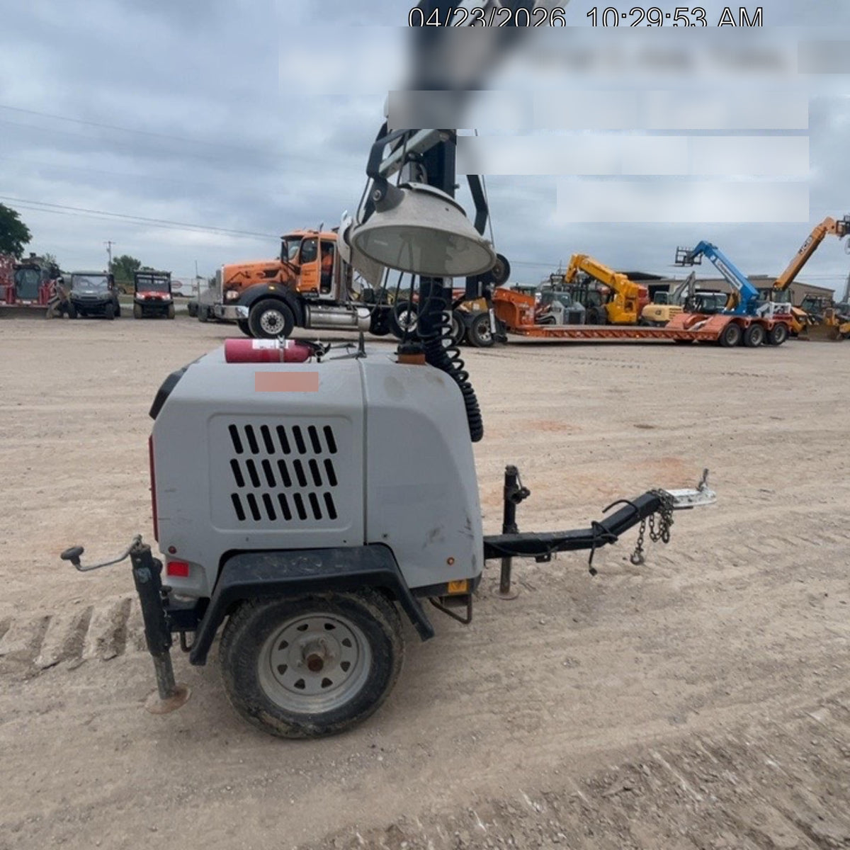 2019 Wacker Neuson LTV6L-MH Wacker Neuson LTV6L Mobile Light Tower w/Fuel Level Sensor Installed