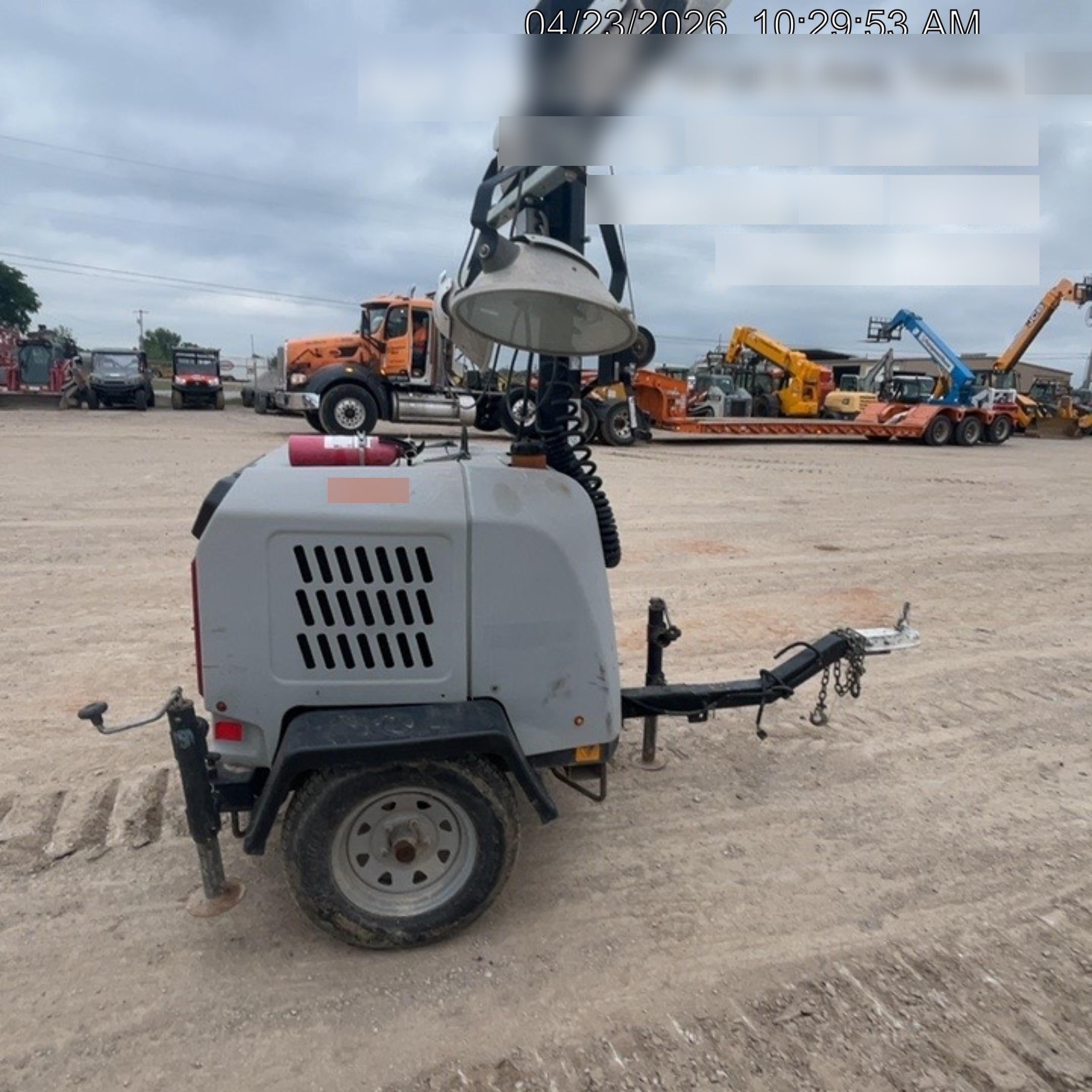 2019 Wacker Neuson LTV6L-MH Wacker Neuson LTV6L Mobile Light Tower w/Fuel Level Sensor Installed