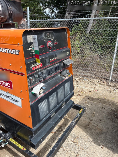 2021 Lincoln Electric Vantage 549X Ready Pak 3, ORANGE (includes trailer, cable rack, fender light kit)