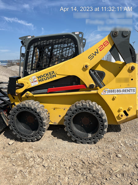 Wacker Neuson SW28 Wacker Neuson SW28 Skid Loader w/Solid Tires, Cab, 75" Bucket