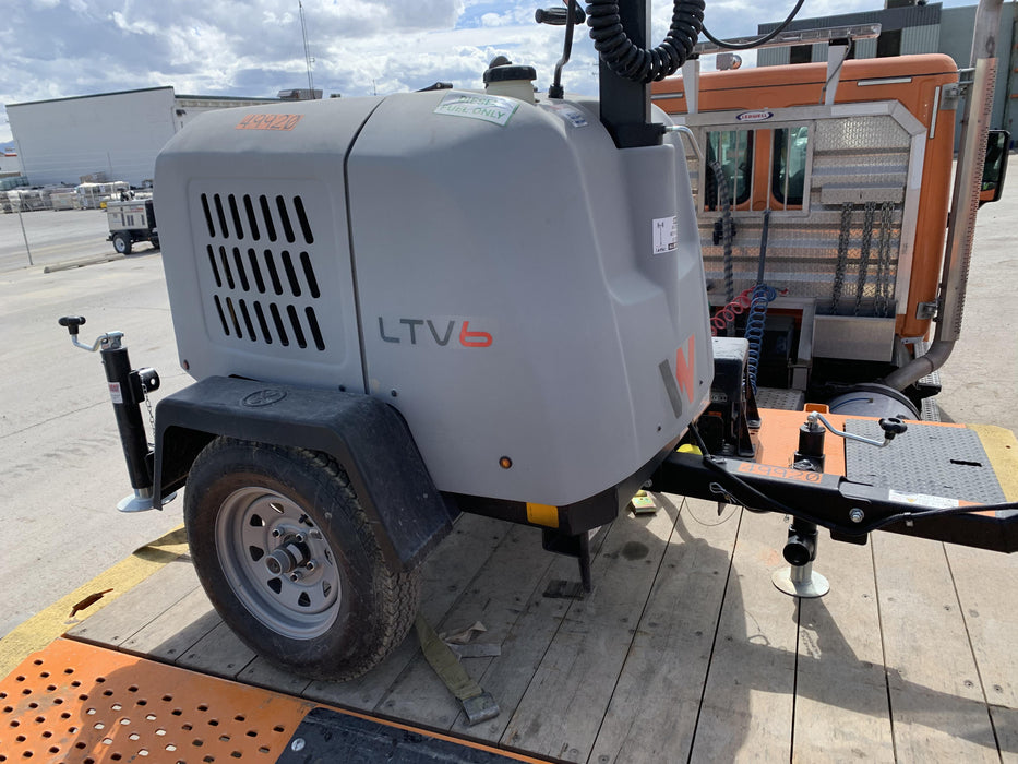 2019 Wacker Neuson LTV6L-MH Mobile Light Tower w/Fuel Level Sensor Installed