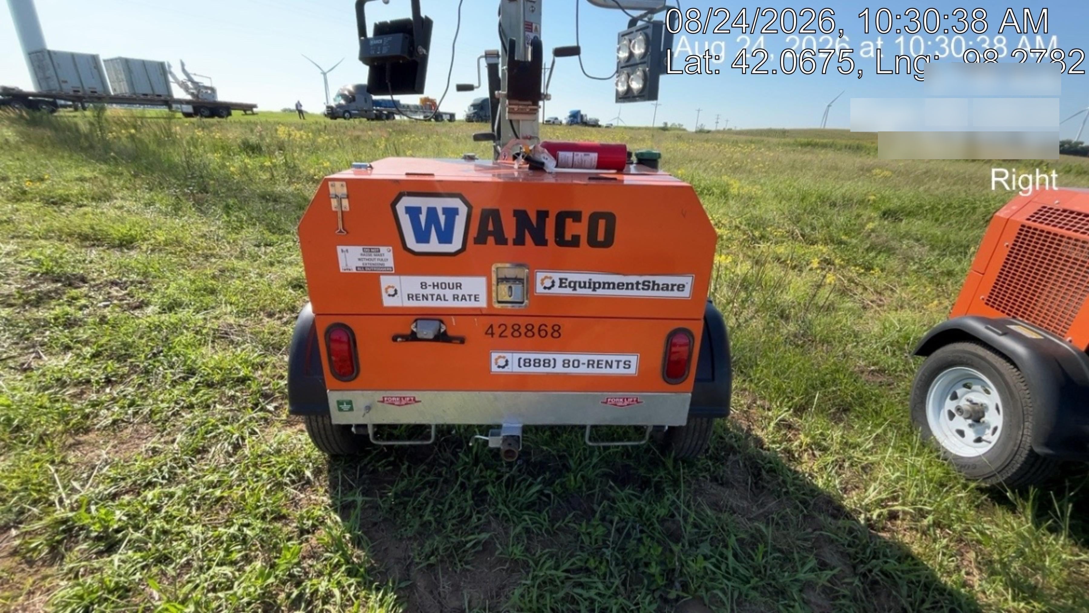 2024 Wanco WLTT-4MM4K Diesel, Deep Sea Controller, Shore Power Plug, Auto Start, (4) 350W LED Floodlights, 4kW Generator, 60 Gal Fuel Tank, 2" Ball, T3