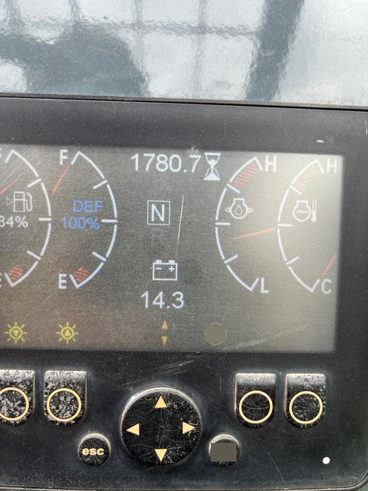 2018 Manitou MTA10055 Manitou MTA 10055 w/Cab/Heat/AC, Work Lights/Strobe, Aux Hyd, Solid Tires, Lift Hook, 66" Carriage, 60" Forks