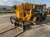 2019 JCB 512-56 Enclosed Cab, 74 HP, Solid Tires, Worklights, Beacon, Aux Hydraulics, Lifting Eye 60" Carriage/60" Forks