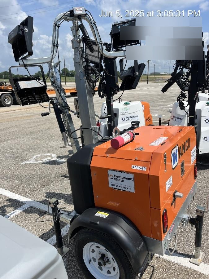 2024 Wanco WLTT-4MM4K Diesel, Deep Sea Controller, Shore Power Plug, Auto Start, (4) 350W LED Floodlights, 4kW Generator, 60 Gal Fuel Tank, 2" Ball, T3