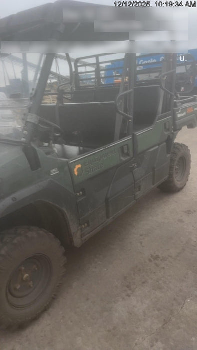 2019 Kawasaki Mule PRO-DXT Standard Options, Backup Alarm, Beacon, Plastic Hard Top, Poly Windshield, Horn Kit