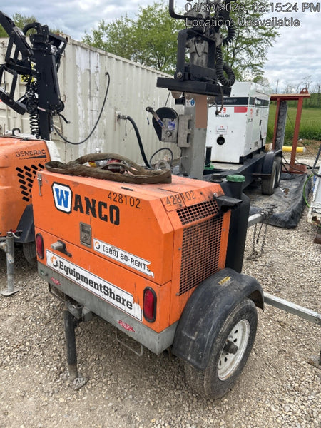 2024 Wanco WLTT-4MM4K Diesel, Deep Sea Controller, Shore Power Plug, Auto Start, (4) 350W LED Floodlights, 4kW Generator, 60 Gal Fuel Tank, 2" Ball, T3