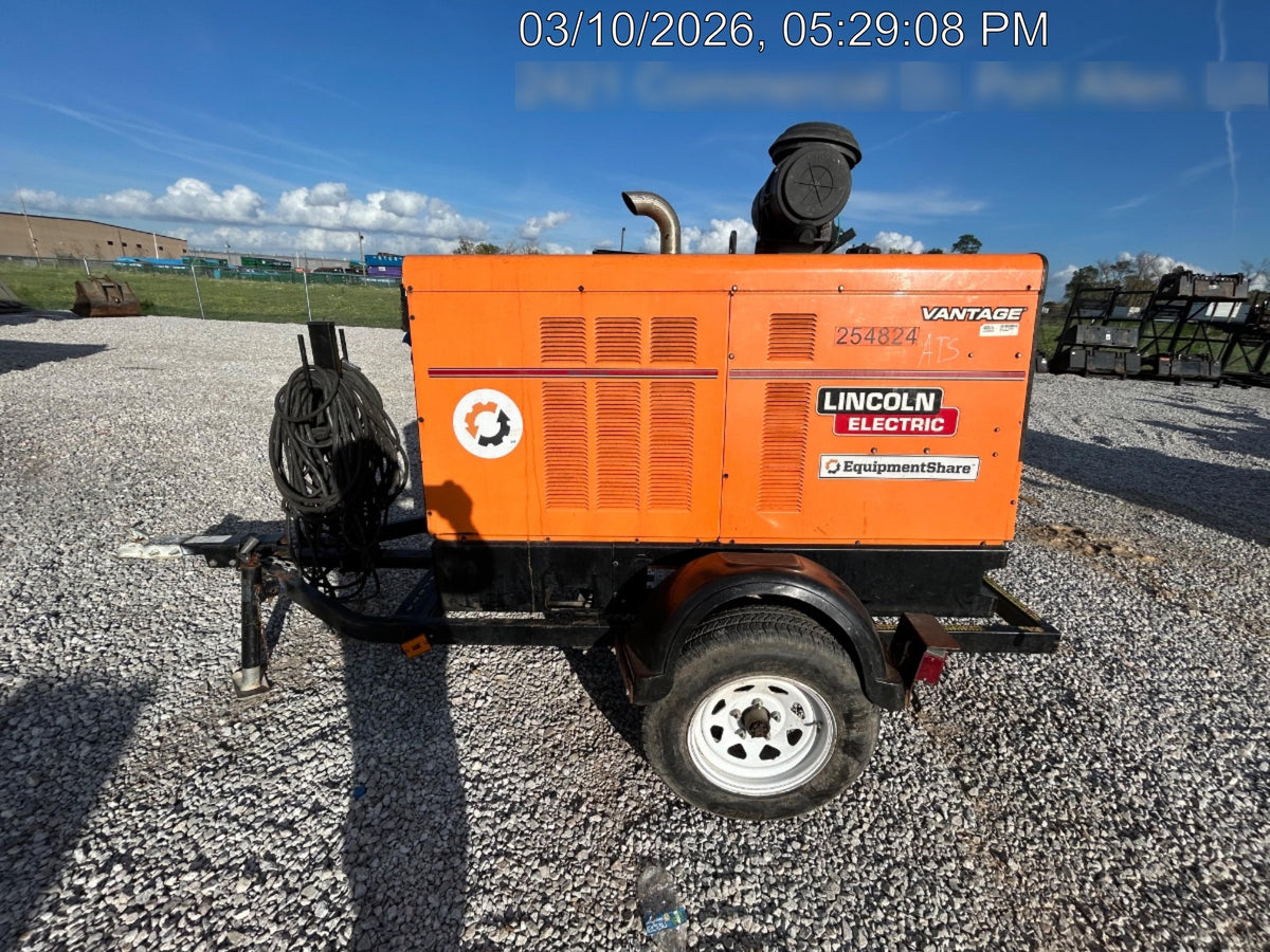 2022 Lincoln Electric Vantage 549X Crosslink Technology, Trailer Mounted, ES Decals, T3