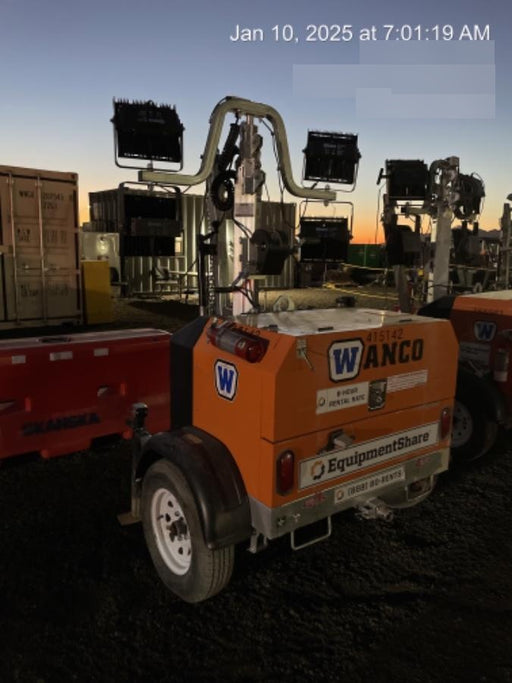 2024 Wanco WLTT-4MM4K Diesel, Deep Sea Controller, Shore Power Plug, Auto Start, (4) 350W LED Floodlights, 4kW Generator, 60 Gal Fuel Tank, 2" Ball, T3