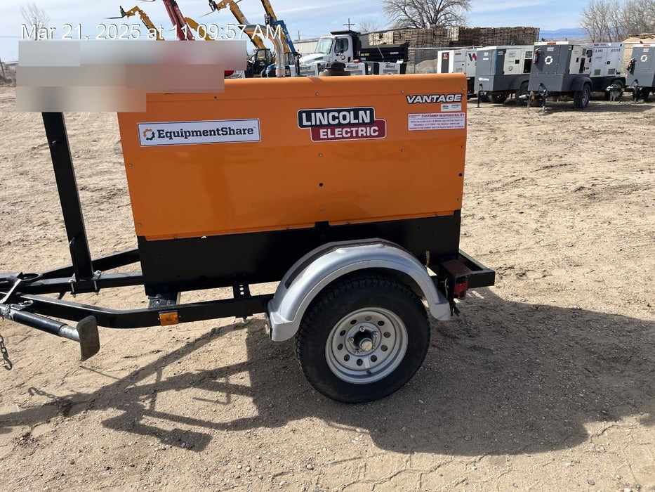 2022 Lincoln Electric LE400 Kubota V1505, Trlr, Cable Rack, Light Kit, ES Decals, T3