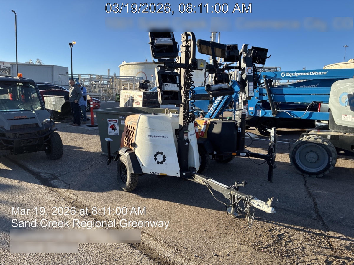 2024 Generac MLT2 Diesel, Flex Switch 120V Input, Powerzone Controller, 
(4) 320W LED Lights, 4kW Generator, 39.9 Gal Fuel Tank, 2" Ball, T3