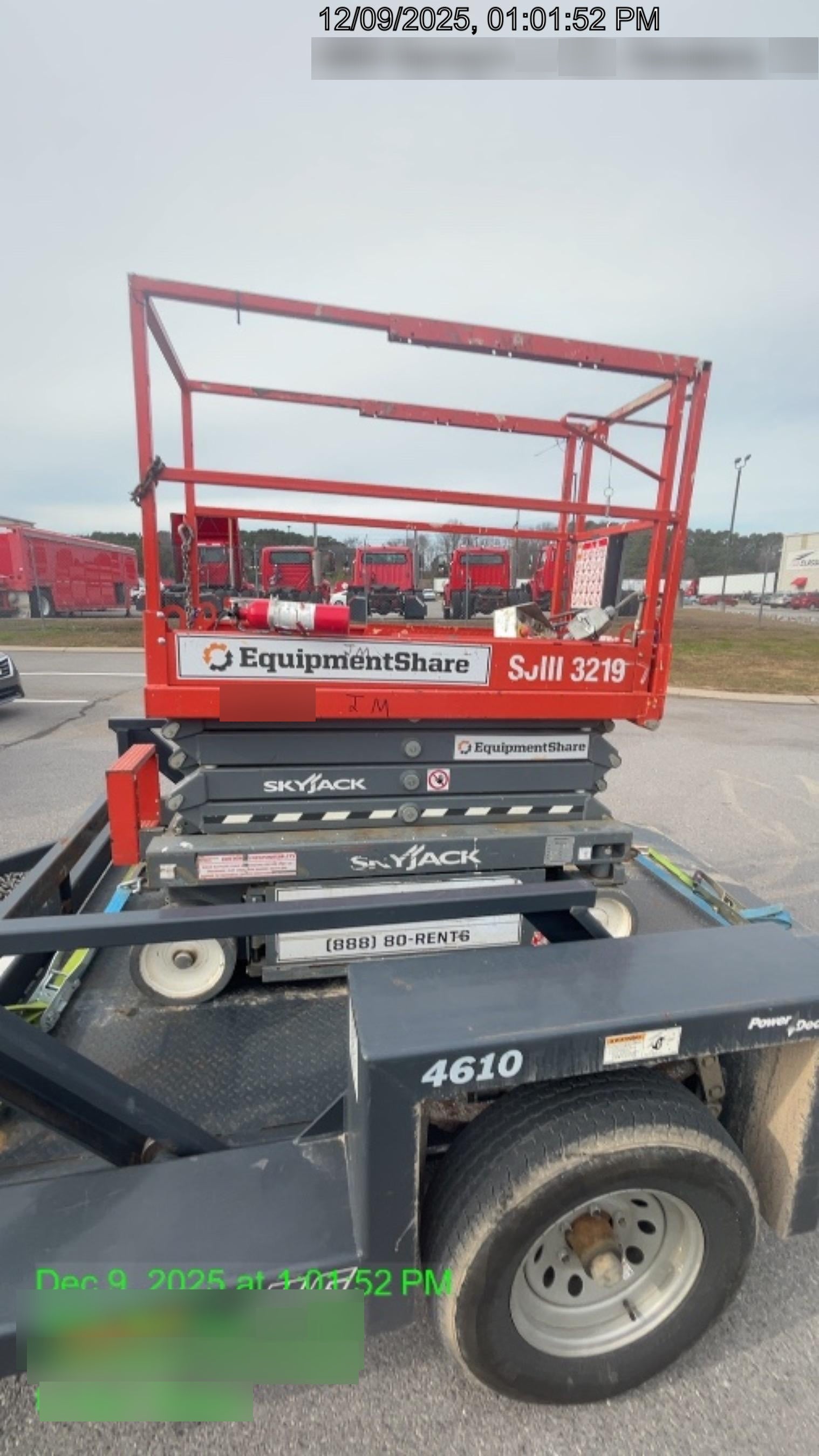 2019 Skyjack SJIII-3219 Standard Options, Trojan Batteries