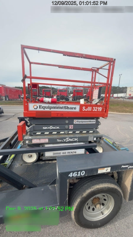 2019 Skyjack SJIII-3219 Standard Options, Trojan Batteries