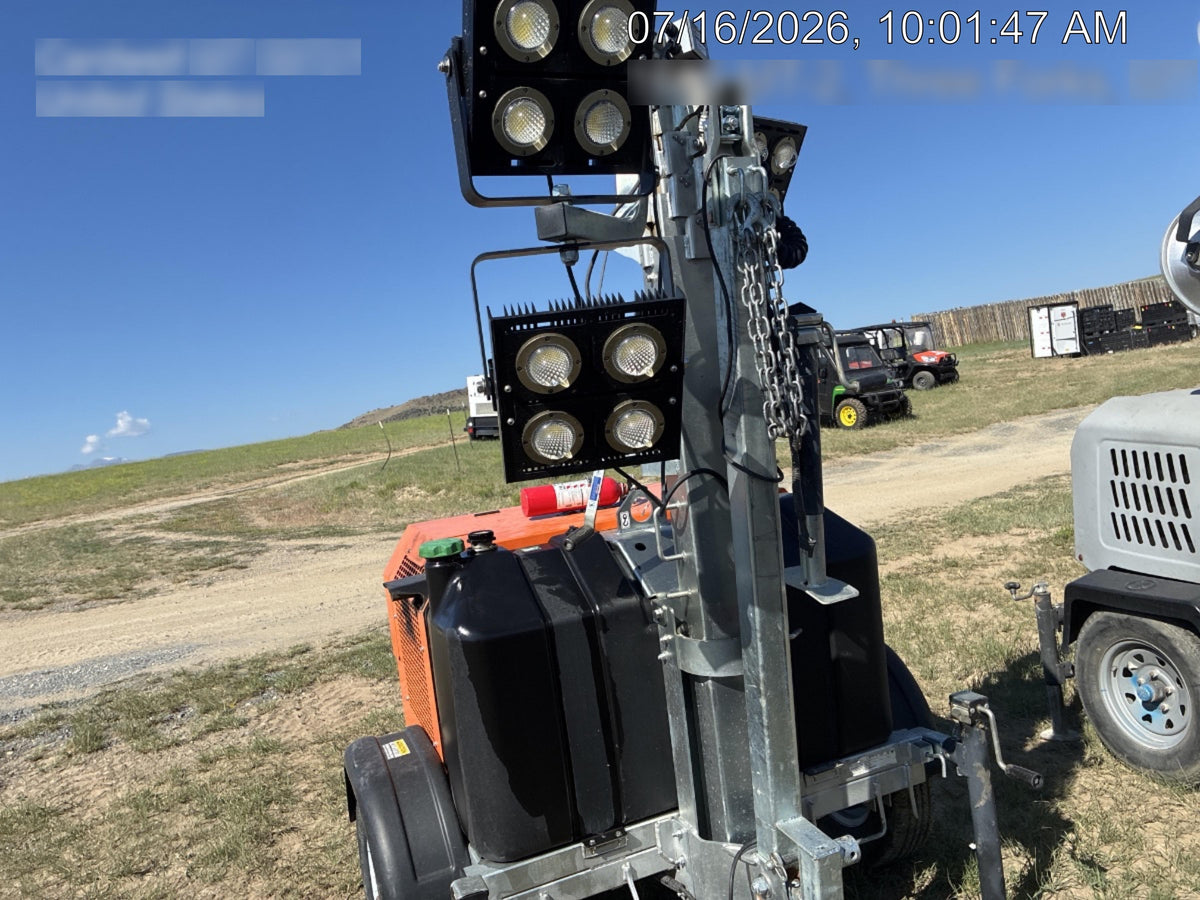 2024 Wanco WLTT-4MM4K Diesel, Deep Sea Controller, Shore Power Plug, Auto Start, (4) 350W LED Floodlights, 4kW Generator, 60 Gal Fuel Tank, 2" Ball, T3