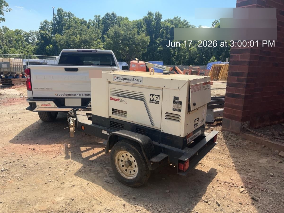2019 Multiquip DLW400ESA4 Dual Pack, Trailer Mounted
