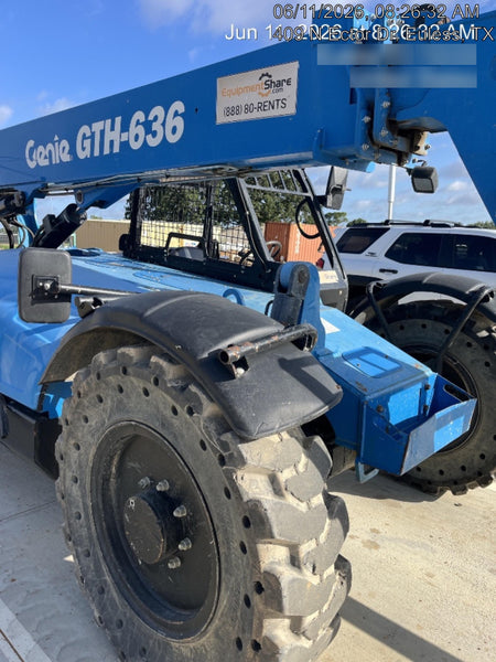 2018 Genie GTH-636 GTH-636 w/Open ROPS, Solid Tires, beacon/work lights, 48" carriage/forks